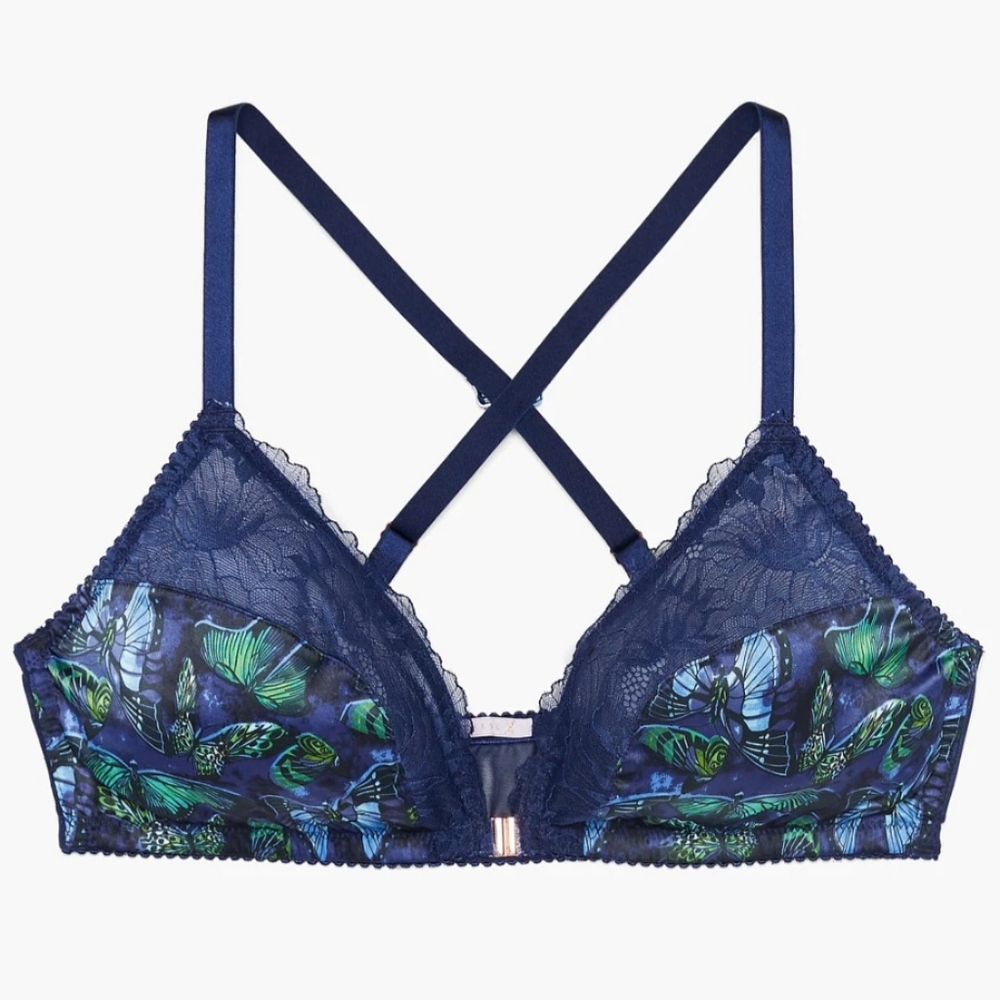 NWT SAVAGE X FENTY Butterfly Lace Quarter-Cup